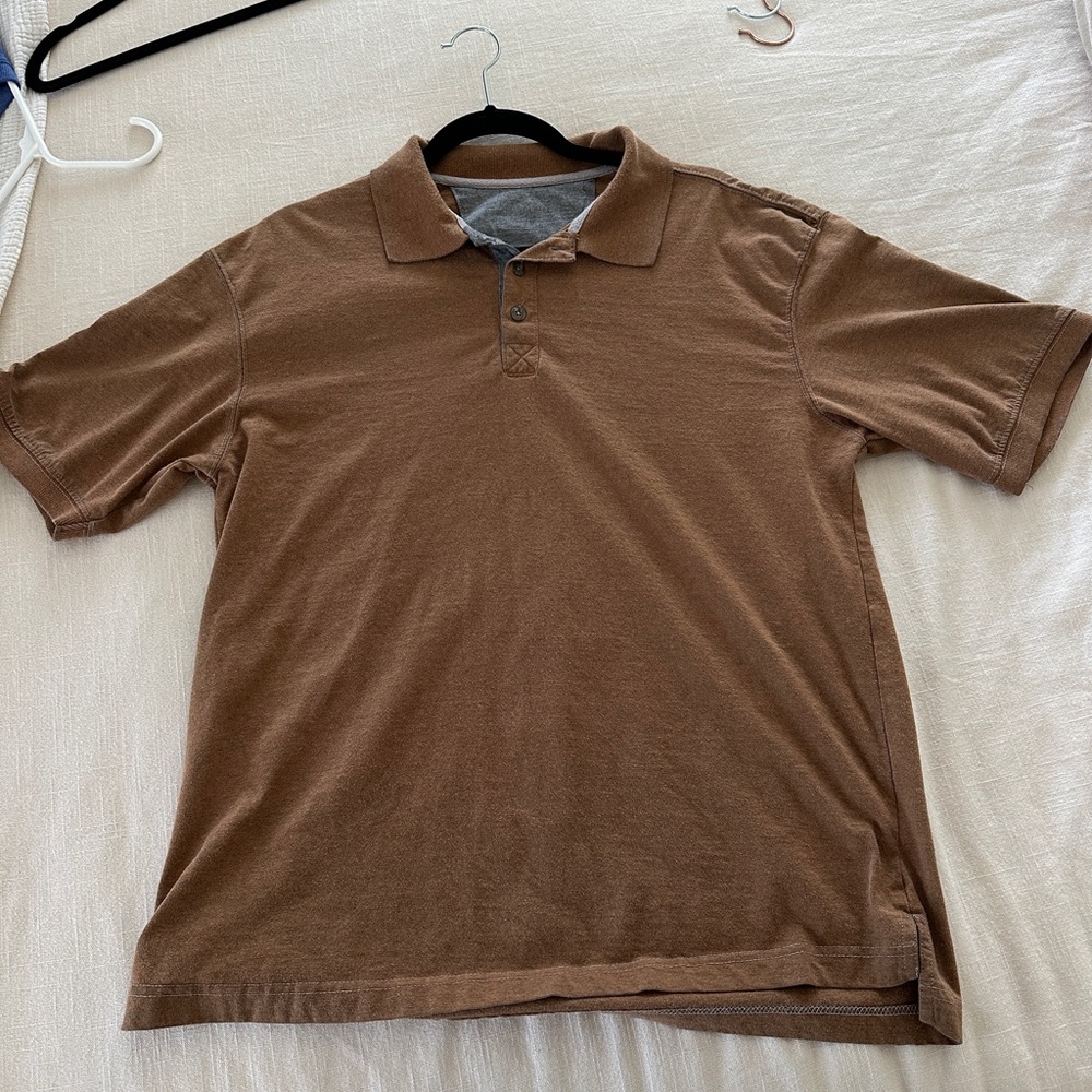 Vintage Brown Golf Polo